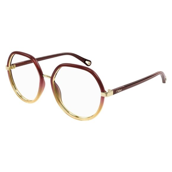 New Authentic  CHLOE Red Square CH0131O 006 Glasses Women - Picture 1 of 3